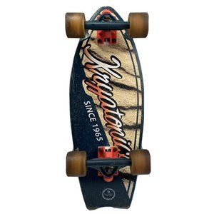 Kryptonics Skateboard Wood Wooden Graphic Spellout Bottom Rolls Nicely Short 22"